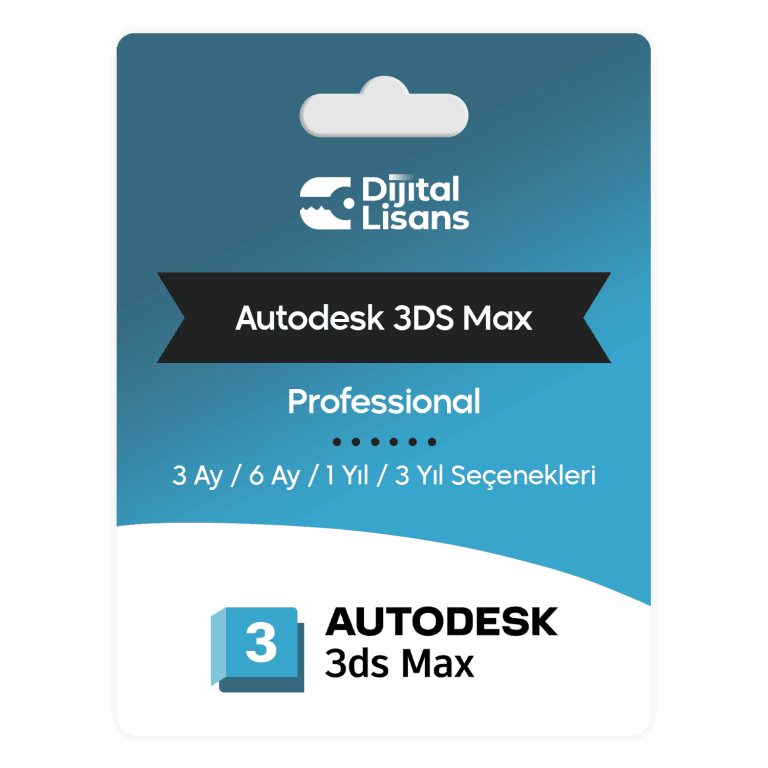 Autodesk 3ds Max Profesyonel 3D Modelleme ve Render Yazılımı