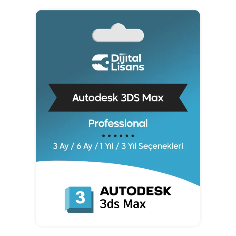 Autodesk 3ds Max Profesyonel 3D Modelleme ve Render Yazılımı