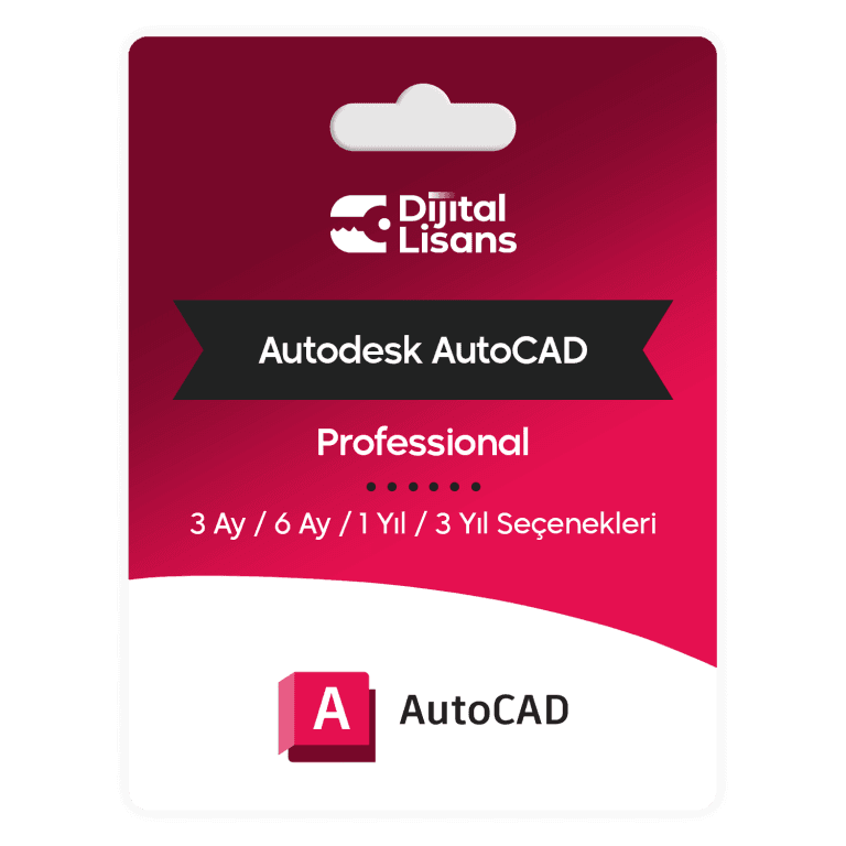 Autodesk AutoCAD 2D ve 3D CAD Tasarım Yazılımı