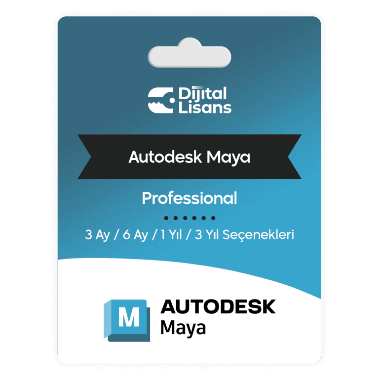 Autodesk Maya Profesyonel 3D Animasyon ve Modelleme Yazılımı