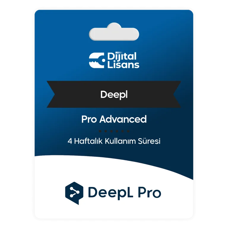 DeepL Pro Advanced Bireysel Lisans Satın Al
