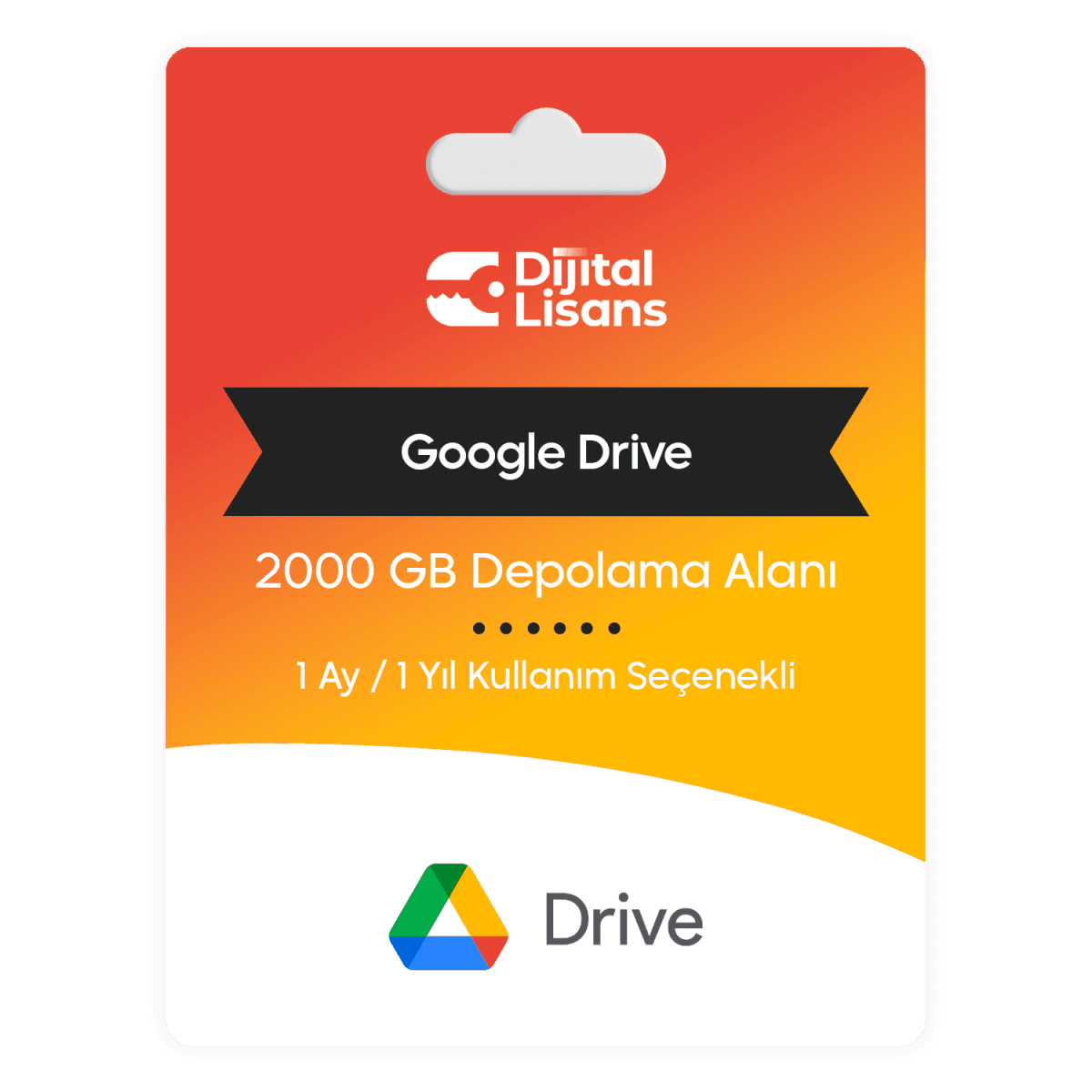 Google Drive 2000 GB (2 TB) Google Drive 2000 GB (2 TB) Depolama Alanı Satın Al