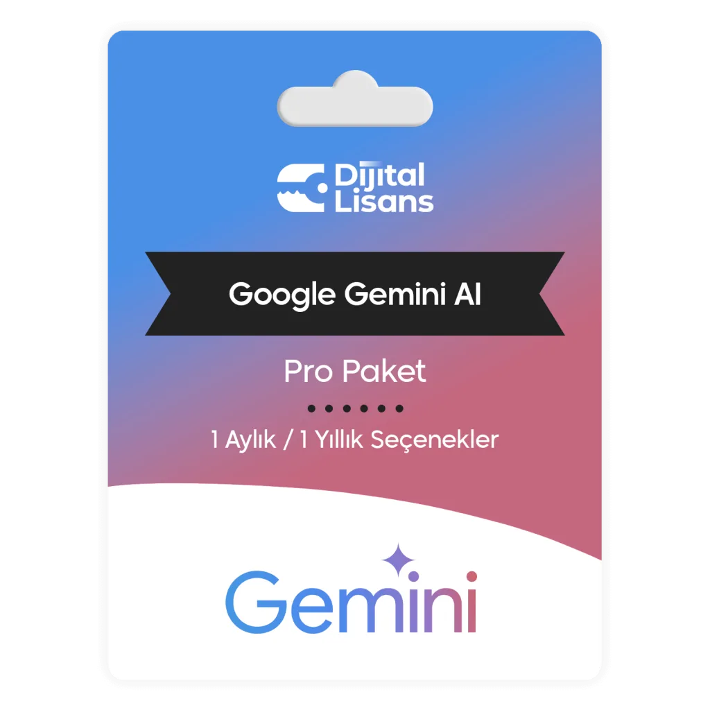 Google Gemini AI Pro Lisans Satın Al
