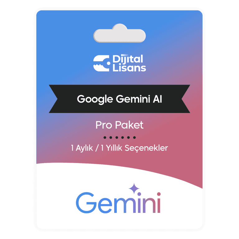 Google Gemini AI Pro Lisans Satın Al