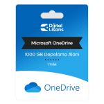 Microsoft OneDrive 1000 GB (1 Yıllık)