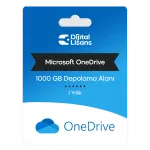 Microsoft OneDrive 1000 GB 1 Yıllık Abonelik Satın Al