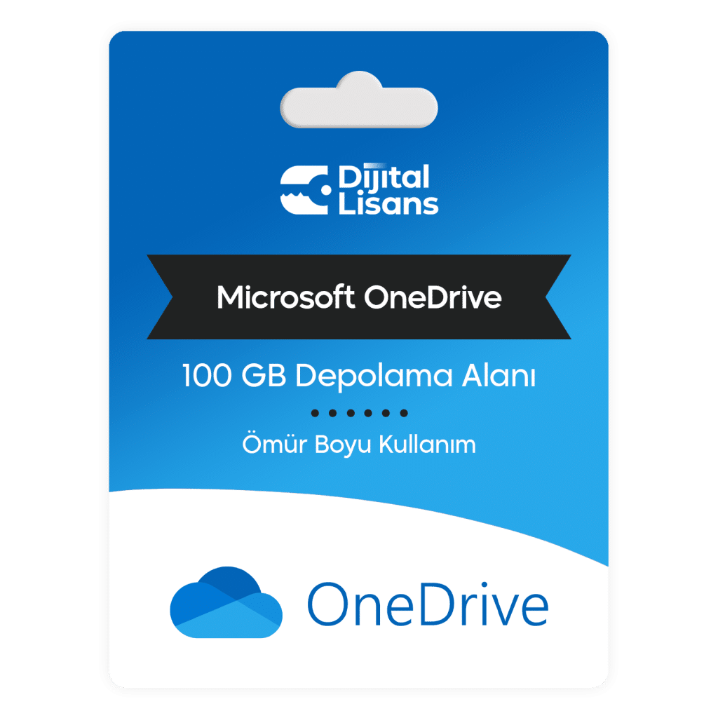Microsoft OneDrive 100 GB (Ömür Boyu)