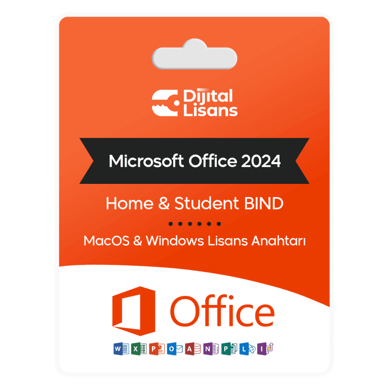 Office 2024 Home & Business Bind Windows ve Mac Uyumlu Lisans Satın Al