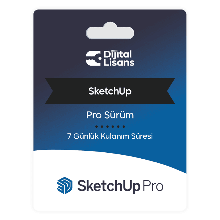 SketchUp Pro Orijinal Lisans Satın Al