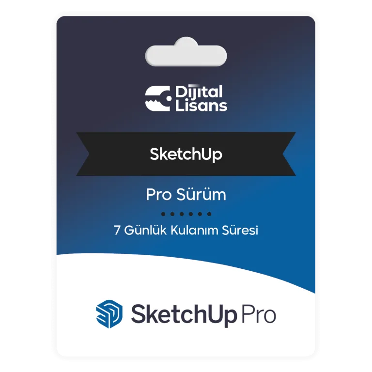 SketchUp Pro Orijinal Lisans Satın Al