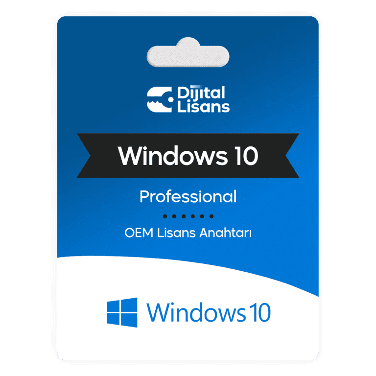 Windows 10 Professional OEM Dijital Lisans Anahtarı