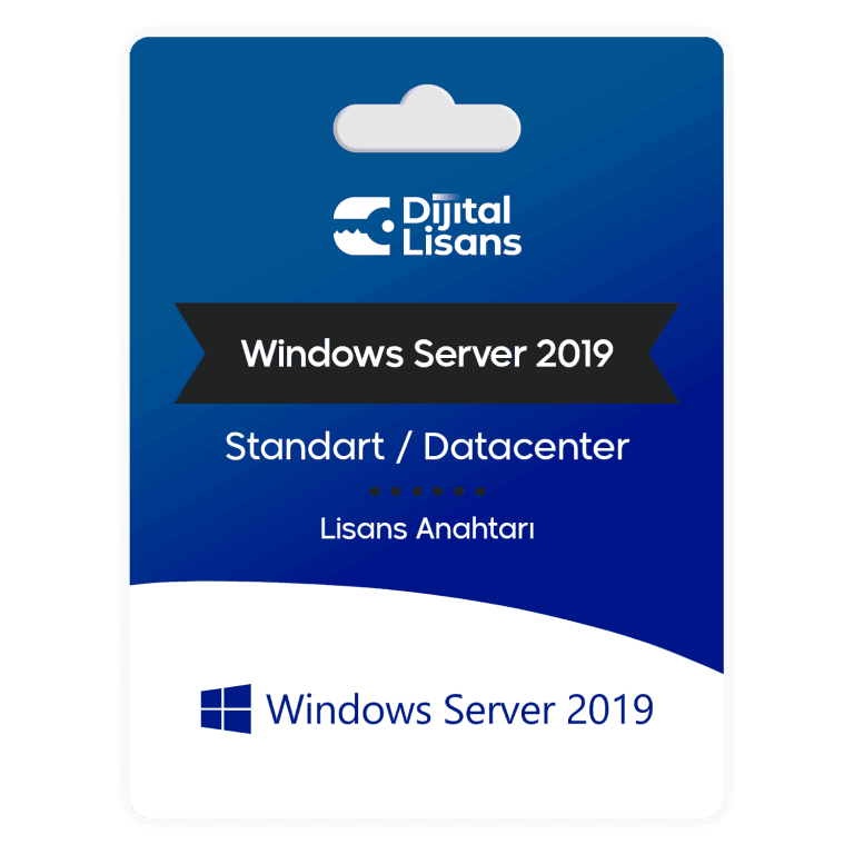 Windows Server 2019 Standard Dijital Lisans Anahtarı Satın Al
