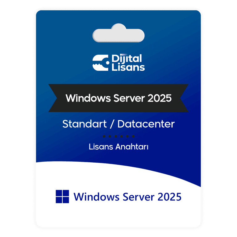 Windows Server 2025 Standard Dijital Lisans Anahtarı Satın Al