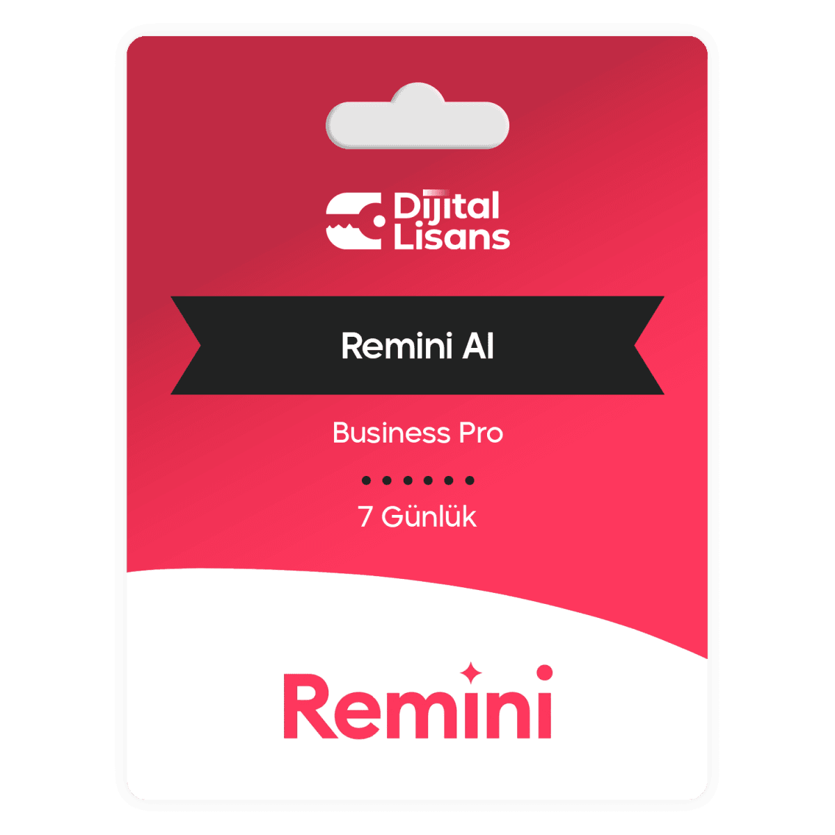 Remini AI Business Pro (Yapay Zeka Fotoğraf & Video Netleştirici) Remini AI Business Pro Lisans Satın Al