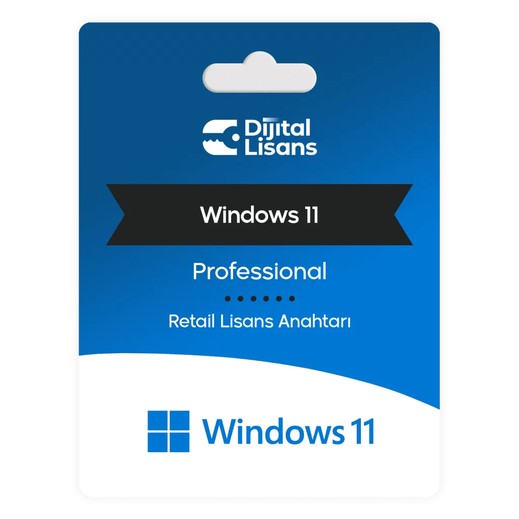 Windows 11 Professional Retail Dijital Lisans Anahtarı Satın Al