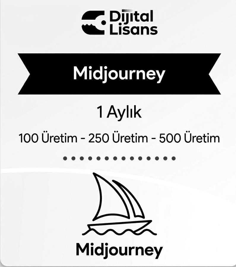Midjourney Premium Yapay Zeka Görsel Tasarım ve Sanat Aracı Satın Al