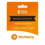 Vecteezy Premium tasarım platformu üyeliği