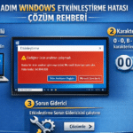 Windows 11 etkinleştirme hatası 0xc004f050 ve 0xc004f074 kesin çözümü