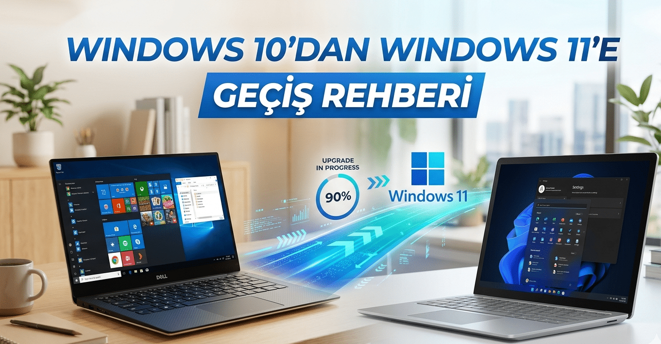 Windows 10dan Windows 11e Gecis