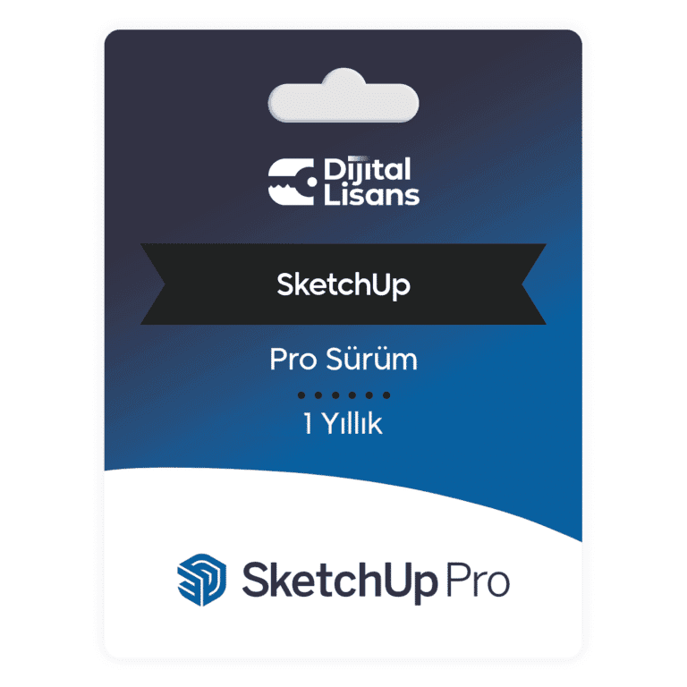 SketchUp 3D modelleme yazılımı
