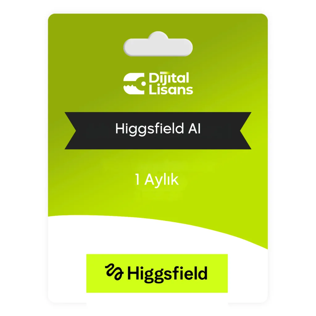 Higgsfield AI Starter 1 aylık abonelik