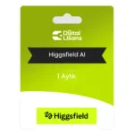 Higgsfield AI Starter 1 aylık abonelik