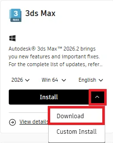 Autodesk Lisans Kurulumu ve Kullanıcı Atama Rehberi 3 Autodesk Account içinde Download menüsü