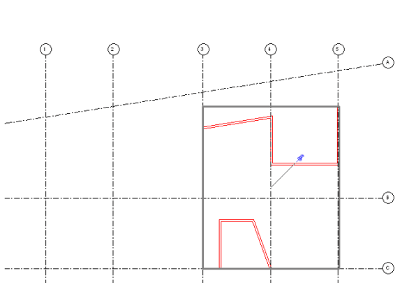 AutoCAD mi Revit mi? Mimari Projeler İçin Hangisi? 4 Revit’te duvar modellemeye altlık olarak kullanılan bağlantılı CAD planı